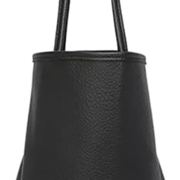 Leather Tote Bag Women Large Spacious Minimalist Office Work Carryall - Picture 6 of 9